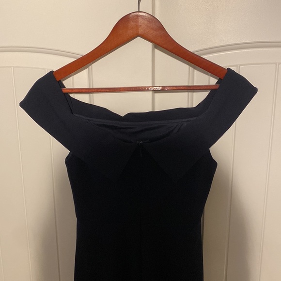 Lulu’s Aveline Navy Blue Off-the-Shoulder Maxi Dress - Picture 5 of 7